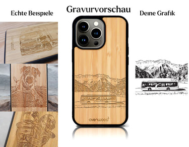 INDIVIDUEL iPhone 15 Pro bambou plastique